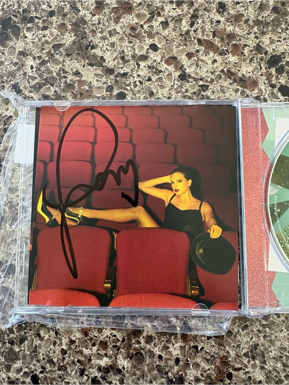 SIGNED Taylor Swift life of a showgirl